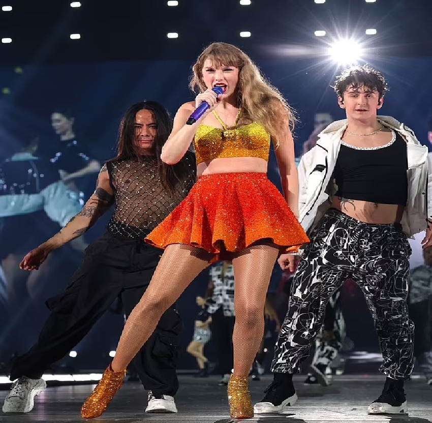 Taylor Swift performs The Alchemy for boyfriend Travis Kelce as a surprise song during Paris tour stop of her The Eras tour